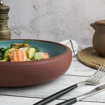 Блюдо, салатник 900мл Ø21.5cм Blue Matt TAIGA