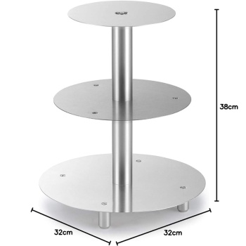 Подставка для торта 3-ярусная 20/26/32см