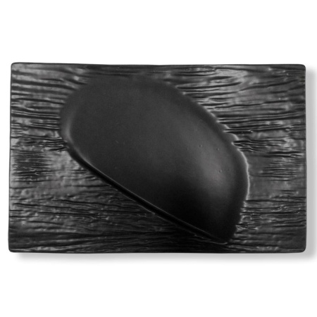 Блюдо 30x19см Matsuyama черное - P.L. Proff Cuisine