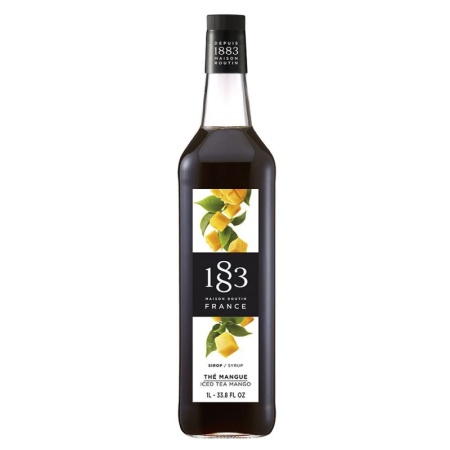 Сироп 1883 Холодный чай со вкусом манго (Iced Tea Mango), 1л - стекло