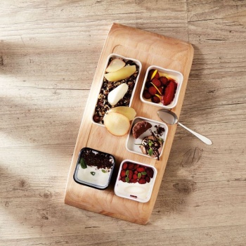 Тарелка 39.5x19см деревянная MEKKANO