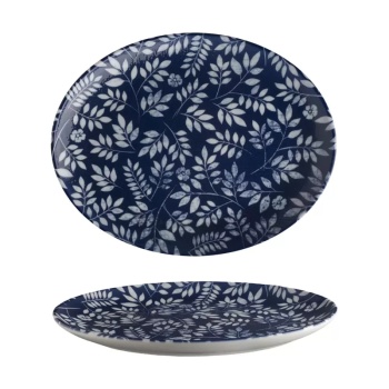 Тарелка овальная 28см Isabelle BLUE SPRING