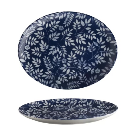 Тарелка овальная 28см Isabelle BLUE SPRING