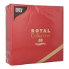 Салфетка 40x40см ROYAL Collection бордовая, 50шт