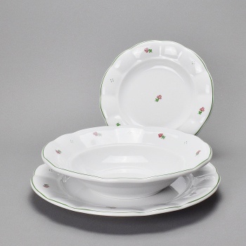 Тарелка глубокая Ø24см BENEDIKT Altaussee Rot