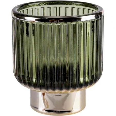 Подсвечник 8х8х(h)9см DARK GREEN