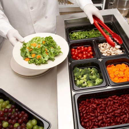 Щипцы сервировочные 30.5см Camwear красные Cambro