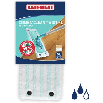 Сменная насадка для швабры Clean Twist XL 42см micro duo для всех типов полов