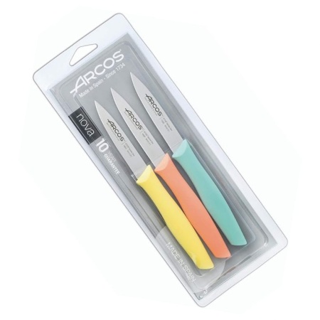 Набор ножей для овощей и фруктов 8.5см NOVA, 3шт