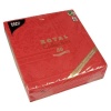 Салфетка 40x40см ROYAL Collection Ornaments красная, 50шт