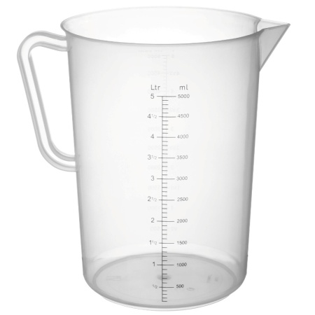 Мерный кувшин 5л ø19x(h)27см полипропиленовый