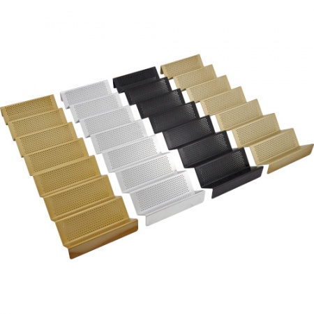 Подставка 58х8.5см - 7 углов - литая - черный матовый