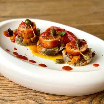 Тарелка овальная 26.5x17.5x(h)4.5см NINFA белая