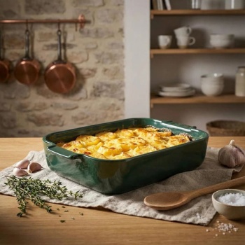 Емкость прямоугольная для запекания APPOLIA 32×20см 2.7л Forest Green
