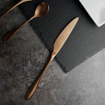 Нож столовый 23.5см Alessi-Copper медный матовый цвет PVD покрытие