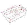 Емкость для запекания APPOLIA 31x11см 2л Slate