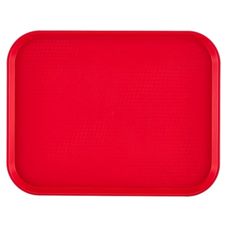 Поднос текстурная поверхность 41x30см Cambro красный