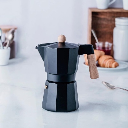 Кофеварка гейзерная Trento EXPRESS черная