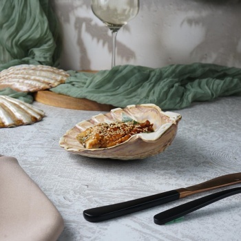 Блюдо 16см 125мл Ракушка "Pearl Frutti di Mare" керамика