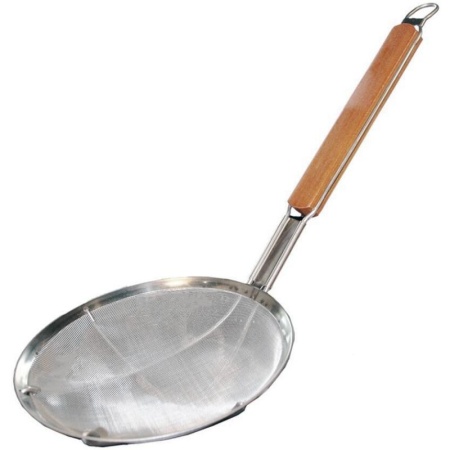 Шумовка сетчатая Ø20см с деревянной ручкой - P.L. Proff Cuisine