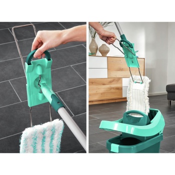 Швабра для пола Profi XL 42см micro duo со стальной ручкой 140см