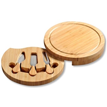 Доска разделочная для сыра Ø23x(h)3.6см бамбук Kesper