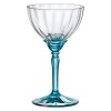 Набор бокалов для коктейля и шампанского 240мл Espresso Martini FLORIAN LUCENT BLUE, 6шт