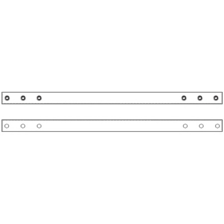 Шейный ремень для фартука - модель 49036 - цвет черный - 65% полиэстер, 35% хлопок - 210г/м2