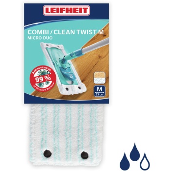 Сменная насадка для швабры Clean Twist M и Combi M 33см micro duo для всех типов полов