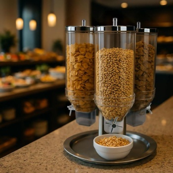 Диспенсер для мюсли на 3 емкости 4.5л - Ø38x(h)54см ROTATION