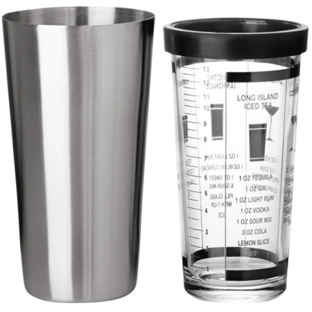 Шейкер бостонский 600мл WAS