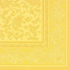 Салфетка 40x40см ROYAL Collection Ornaments желтая, 20шт