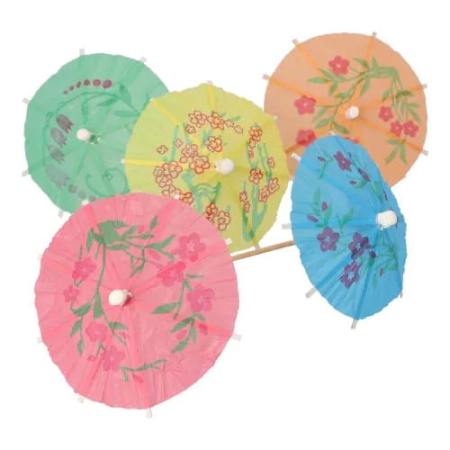 Деко-пика 10см 'Зонтик', 144шт