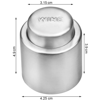 Пробка для вина цилиндрическая Profi-Chef нержавеющая сталь