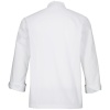 Мужской китель повара JULIUS белый - 65% полиэстер, 35% хлопок