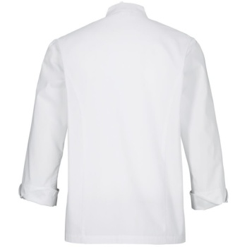 Мужской китель повара JULIUS белый - 65% полиэстер, 35% хлопок