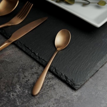 Ложка чайная 14.2см Alessi-Copper медный матовый цвет PVD покрытие