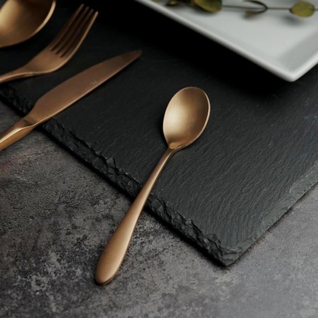 Ложка чайная 14.2см Alessi-Copper медный матовый цвет PVD покрытие