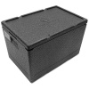 Контейнер изотермический 60л 60x40x40см с крышкой STP PRO черный