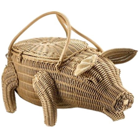 Корзинка столовая PIGGY бежевая