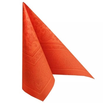 Салфетка 40x40см ROYAL Collection Ornaments нектарин, 50шт