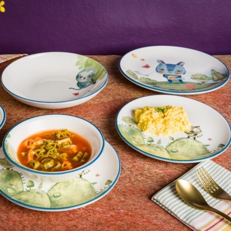 Тарелка плоская Ø25см Minimeals Gourmet