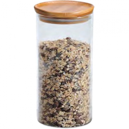 Емкость кухонная с крышкой 1200мл Ø10x(h)20см