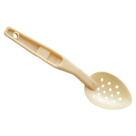 Ложка сервировочная 28.3см перфорированная бежевая Cambro