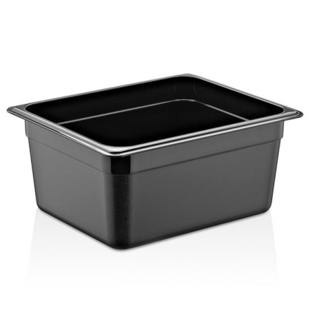Гастроемкость GN 1/2 325x265x(h)150мм 8л черная (PC)