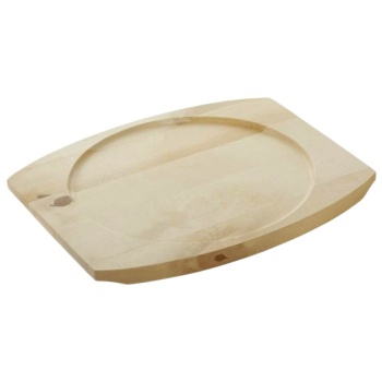 Сковорода Ø22см чугун WAS на деревянной подставке со cъемной ручкой