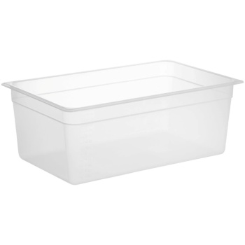 Гастроемкость GN1/1 20см 25.6л с крышкой (PP) Cambro