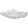 Блюдо стеклянное 22.5x17x(h)4.5см Mushroom прозрачное
