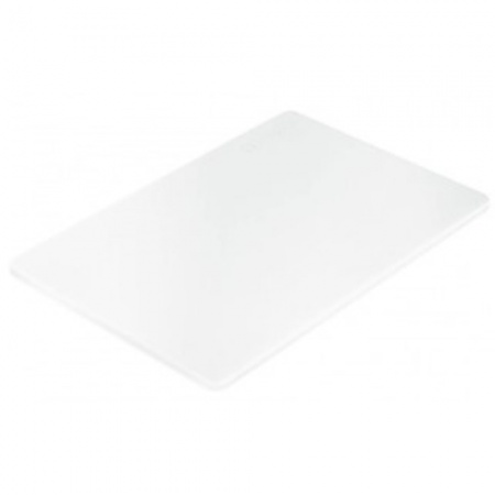 Доска разделочная 40x30x1см белая Profi-Chef
