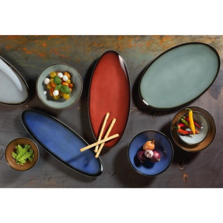 Тарелка 33x18см FANTASTIC Coup Fine Dining серый